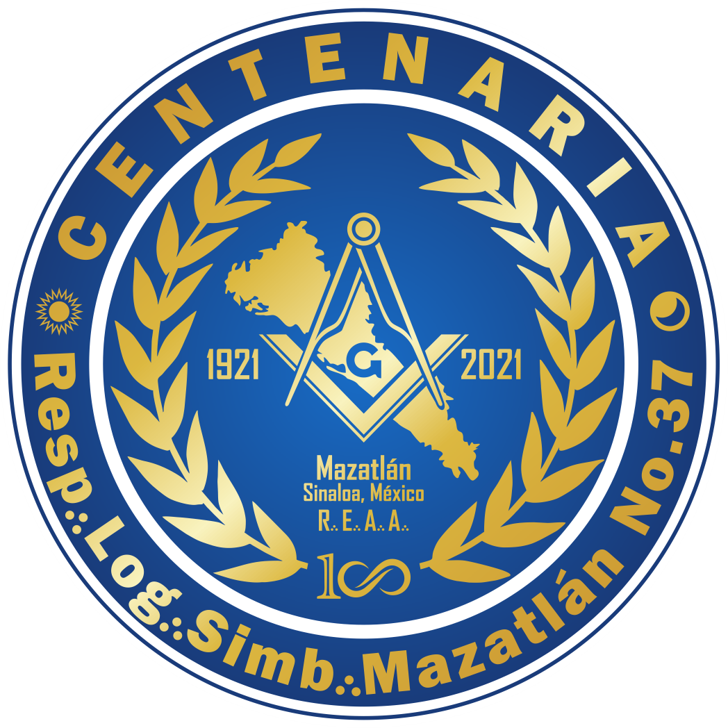 Emblema de Centenaria Logia Simbólica Mazatlán